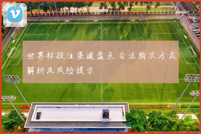 世界杯投注渠道盘点 合法购买方式解析及风险提示